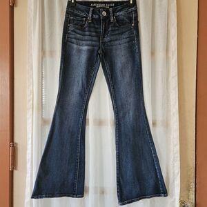 📌AMERICAN EAGLE BOHO ARTIST JEANS WOMEN'S SIZE 2 SHORT